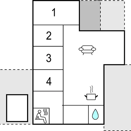 Дом отдыха Beautiful In Fan With Sauna